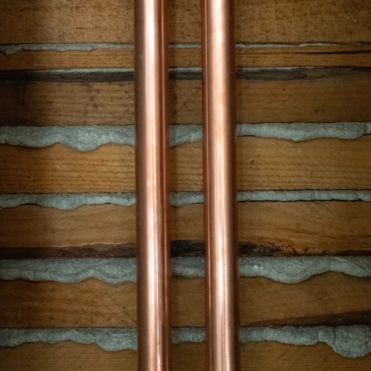 Kupferrohre und Fittings